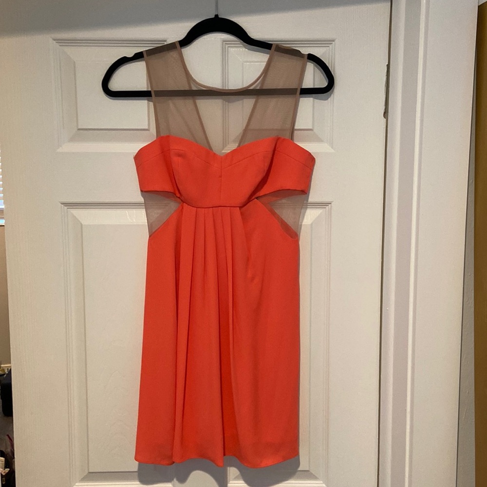 BCBG illusion dress